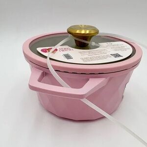 Paris Hilton Pink Bath Soak Container with Gold Lid